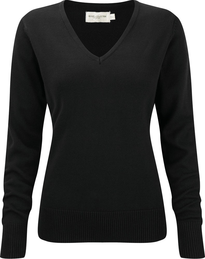 Russell Collection RU710F - Ladies' V-Neck Pullover