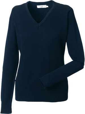 Russell Collection RU710F - Ladies V-Neck Pullover