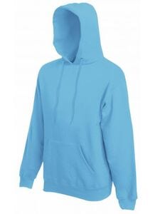 Fruit of the Loom SS224 - Classic 80/20 hooded sweatshirt Azure Blue