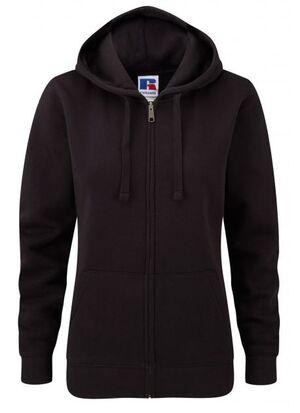 Russell J266F - Womens authentic zipped hooded sweatshirt