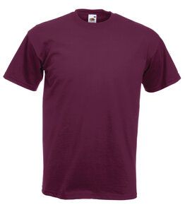 Fruit of the Loom 61-044-0 - Men's Super Premium 100% Cotton T-Shirt Burgundy