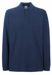 Fruit of the Loom 63-310-0 - Premium Long Sleeve Polo Navy