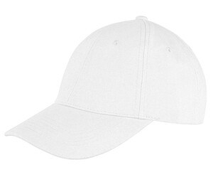 Result RC081 - Visor Cap 6 Panels 100% Cotton White