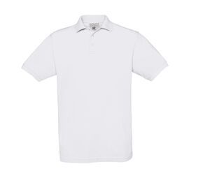 B&C BC410 - Men's Cotton Polo Saffron White