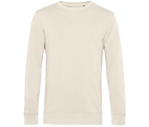 B&C BCU31B - Organic Round Neck Sweatshirt Off White