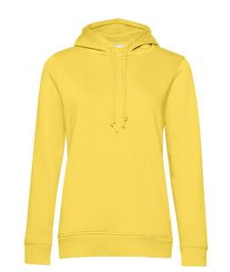 B&C BCW34B - Women's organic hoodie Yellow Fizz