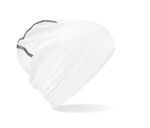 Beechfield BF366 - Hemsedal cotton beanie White / Black