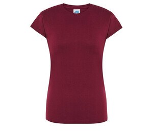 JHK JK150 - Women's round neck T-shirt 155 Burgundy