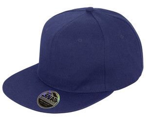 Result RC083 - 100% cotton flat visor cap Navy