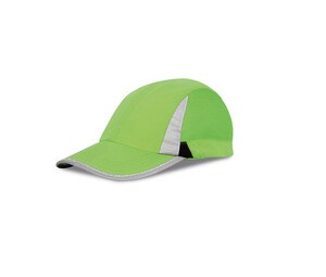 Result RC086 - Sports cap Lime / Black