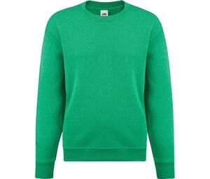 Fruit of the Loom SC351 - Children's Round Neck Sweatshirt Retro Heather Green