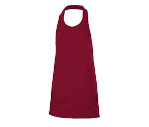 VELILLA V4212 - Short buttoned bib apron