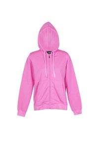 Ramo F200ZZ - Ladies/juniors Zip Fluoro Hoodies Hot Pink