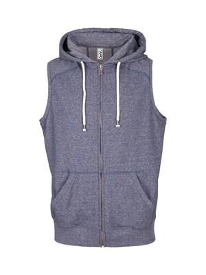 Ramo F770ZS - Mens Heather SLEEVELESS ZIP Hoodies - Greatness Range