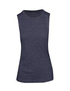 Ramo T403LD - Ladies Heather SLEEVELESS Tee - Greatness Range Navy Heather