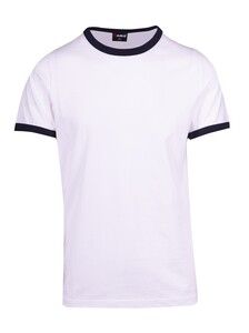 Ramo T525RN - Ringer Tee White/Navy