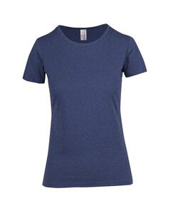 Ramo T555LD - Ladies Color Marl Tee Blue Marl