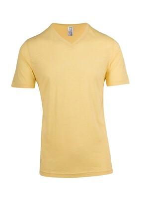 Ramo T918TV - Mens Raw Cotton Wave  V Neck Tee