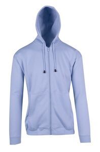 Ramo TZ612H - Mens Zip Hoodies with Pocket Sky Blue