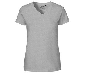 Neutral O81005 - Women's V-neck T-shirt Sport Grey