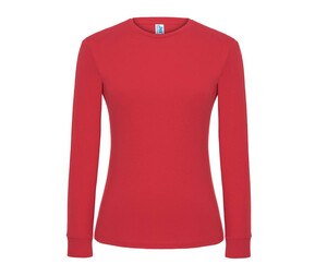 JHK JK176 - Women's long-sleeved t-shirt Red