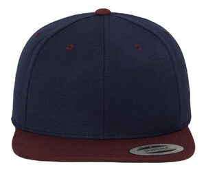 Flexfit 6089MT - Bicolor Snapback Cap Navy / Maroon