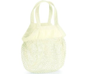 Westford mill WM151 - Mini net bag in organic cotton Natural