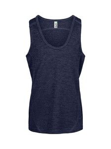 Ramo T308SGM - Kids' Challenger 100% polyester singlet Navy Marl