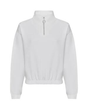 AWDIS JH037 - WOMENS CROPPED 1/4 ZIP SWEAT