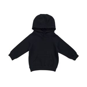 Ramo F130PP - Babies' Cotton Care Kangaroo Pocket Hoodie Black