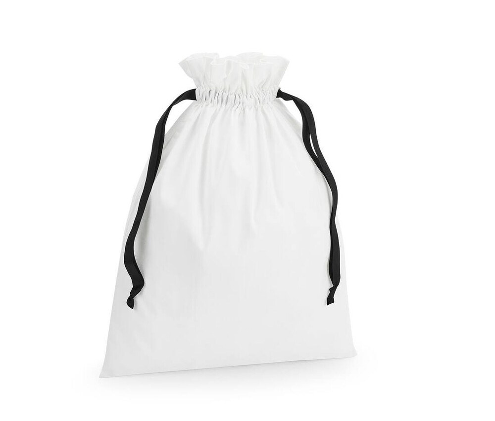 WESTFORD MILL WM121 - COTTON GIFT BAG WITH RIBBON DRAWSTRING