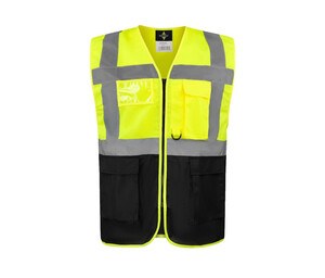 KORNTEX KX226 - COMFORT EXECUTIVE VEST HAMBURG Yellow / Black