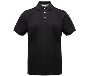 BLACK&MATCH BM100 - Contrasting button poloshirt Black / White