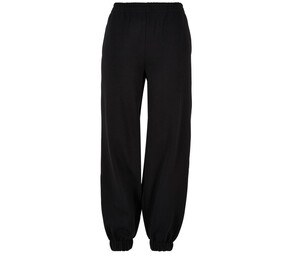 BUILD YOUR BRAND BY265 - LADIES HIGH WAIST BALLON SWEAT PANTS Black