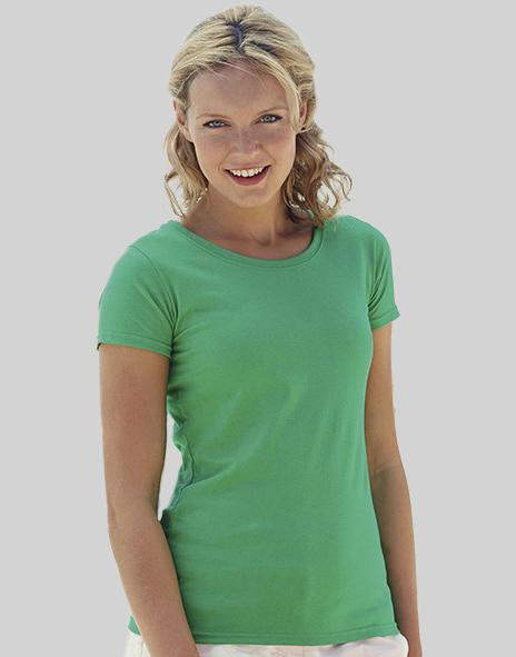 Fruit of the Loom 61-372-0 - Women's 100% Cotton Lady-Fit T-Shirt