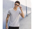 Skinnifit SF122 - Men's stretch cotton v-neck T-shirt